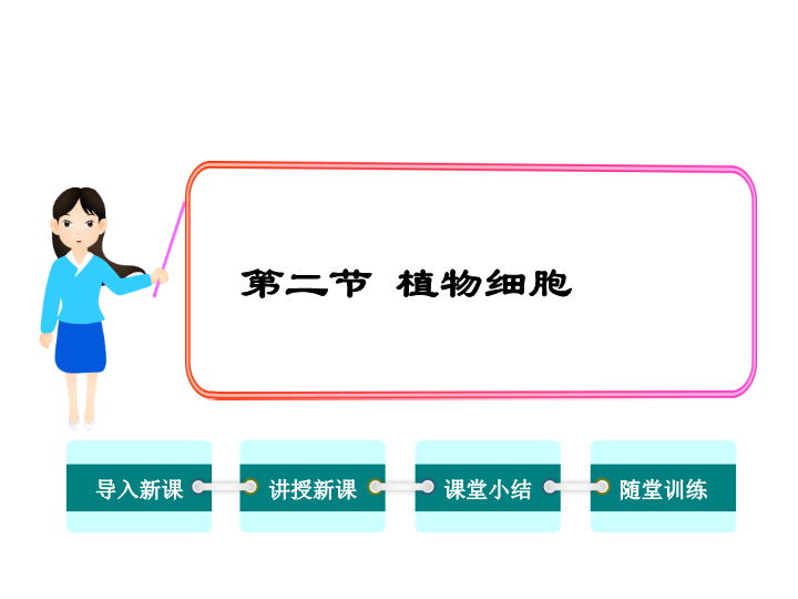 【人教版】2018年七年级生物上册：2.1.2植物细胞ppt课件