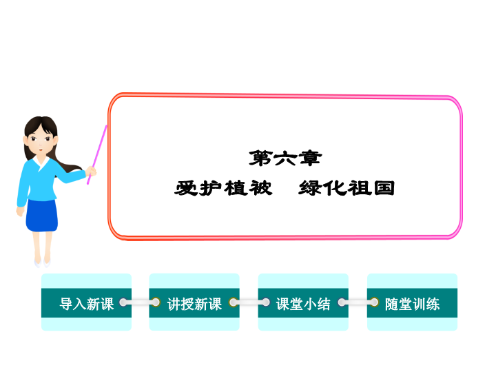 【人教版】2018年七年级生物上册：3.6爱护植被，绿化祖国ppt课件