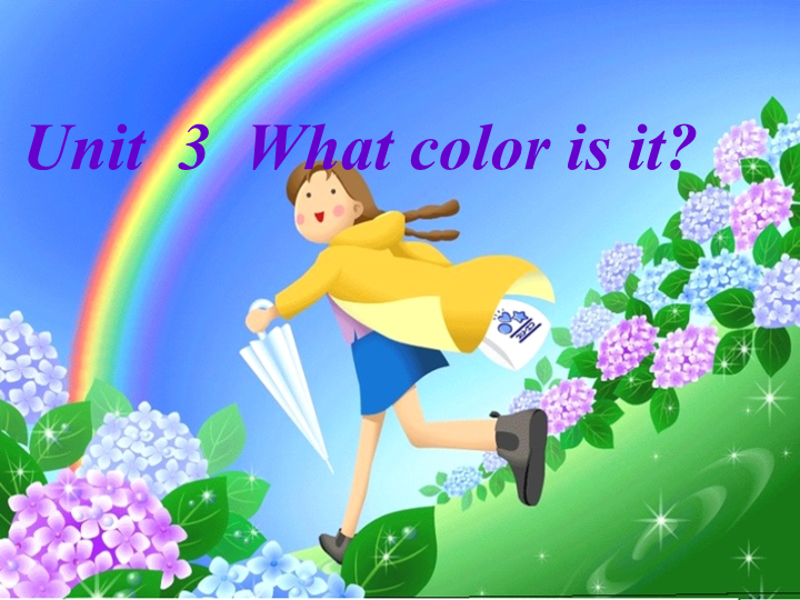 Starter Unit 3 What color is it period 3课件.ppt