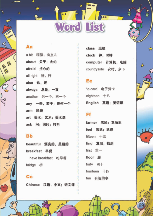 英语（新标准）（一年级起点）（三年级下册）（学生用书）（Word List）.pdf