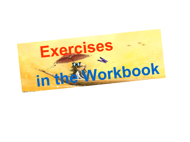 人教新课标英语选修十《Unit4 Workbook》课件