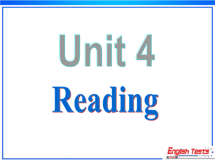 牛津译林版英语选修10《Unit4 Reading》课件