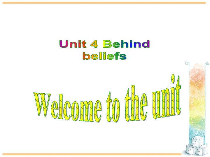 牛津译林版英语选修9《Unit4 Welcome to the unit》课件