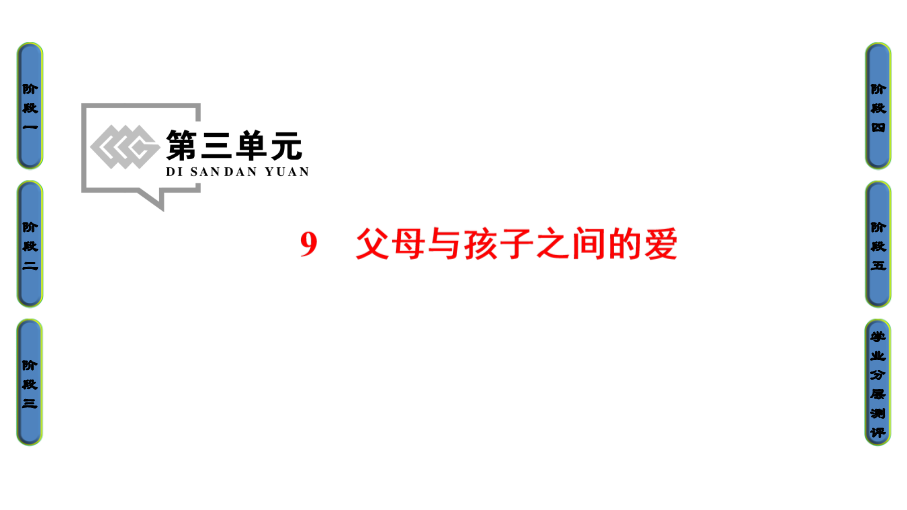 2017-2018学年高中语文人教版必修四课件：第3单元 9 父母与孩子之间的爱