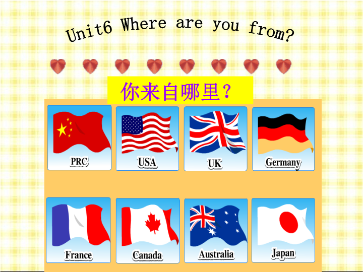 陕旅版小学英语五年级上册《Unit 8 Where are you from》PPT课件 (2).ppt