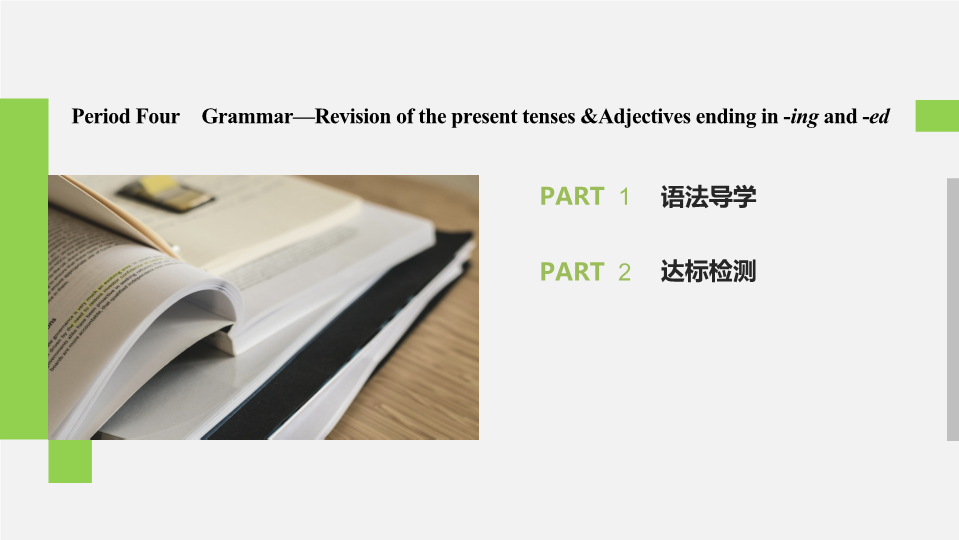 2019-2020学年外研版英语必修2课件：Module 1 Period Four