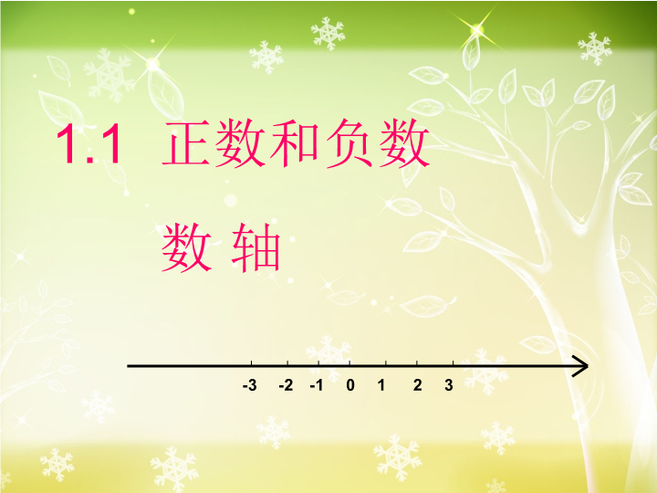 七年级数学教研课ppt《1.1正数和负数》课件