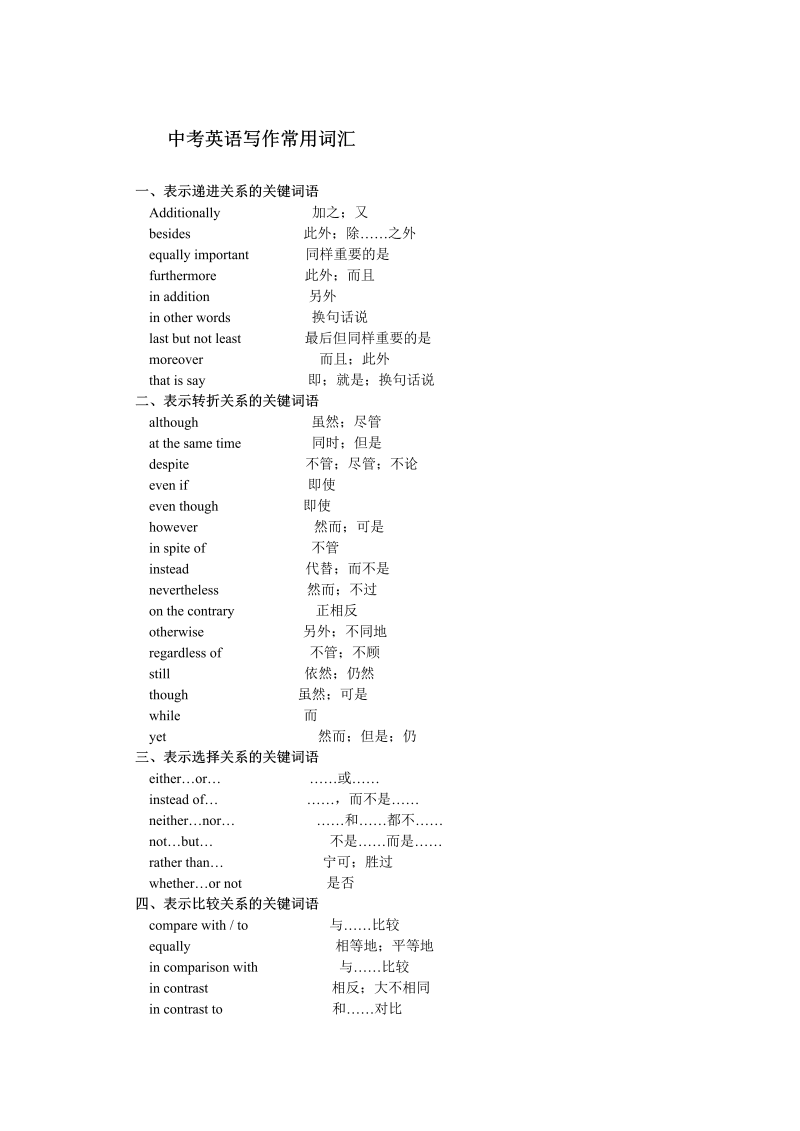 初中英语词汇表 (6)