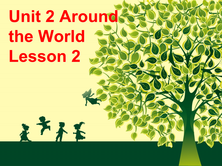 六年级英语上册  Unit2 Around  the World Lesson2 课件2