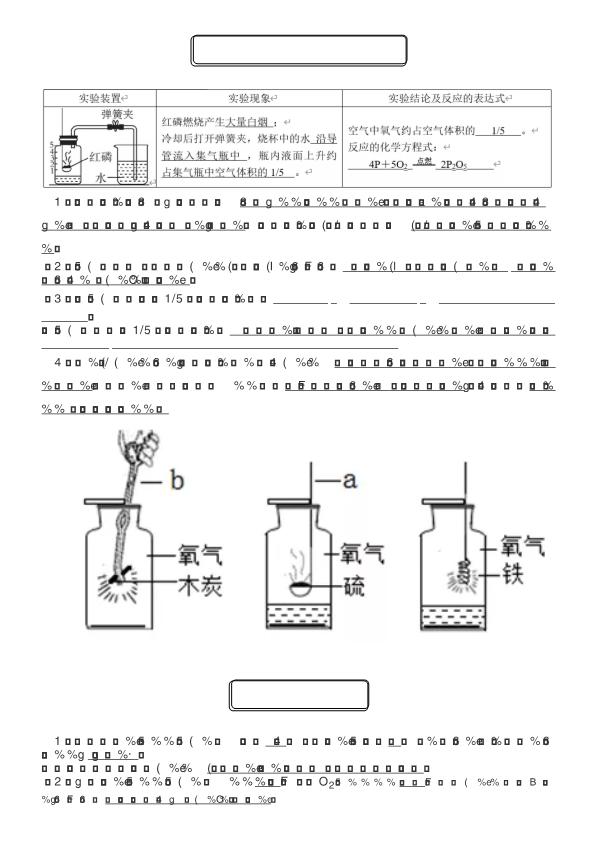 【初中化学】15个重点实验，期末考试必须掌握！