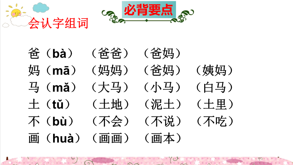 一年级语文上册   期末综合总复习学霸全能知识梳理（复习课件）(共521张PPT)（部编版）_2