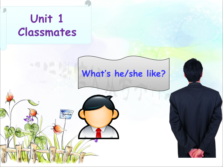 五年级英语上册   Ｕｎｉｔ１ＣｌａｓｓｍａｔｅｓWhats he like？课件（人教版一起点）