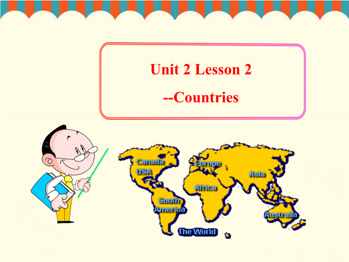 六年级英语上册   Unit2AroundtheWorldLesson2Countries课件（人教版一起点）